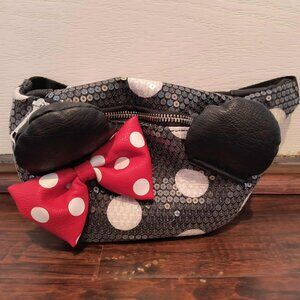 Minnie Mouse Sequined Loungefly Disney Parks Fanny Pack
